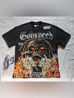 Godspeed Black Graphic Skull Tee -